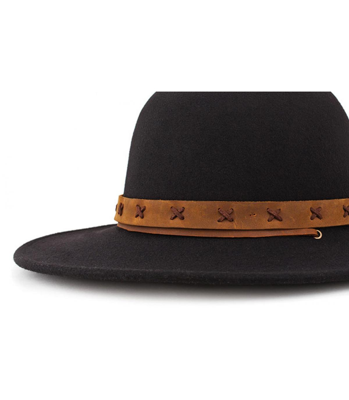 Clay hat black tan Brixton Clay hat black tan Brixton